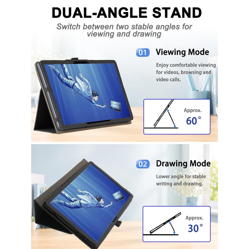 Tablet Case with WACOM MovinkPad Pro 14, Auto Sleep/Wake, Protective