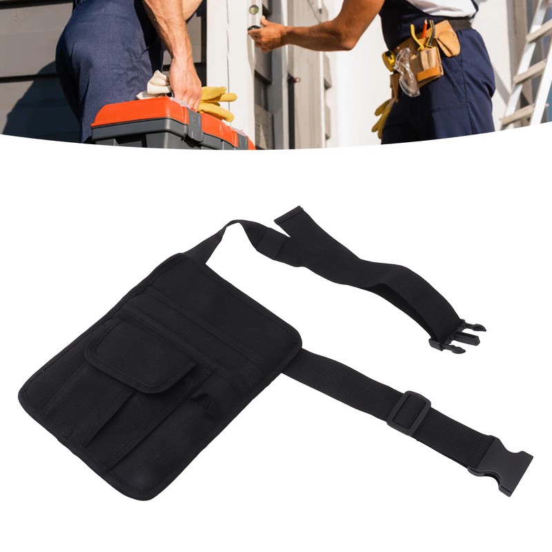 Restaurant Belt Bag Adjustable Portable Lightweight Canvas Waiter Waist Bag