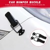 Ohleats 4 PCS Car Bumper Clip Hasp, Carbon Fiber Auto