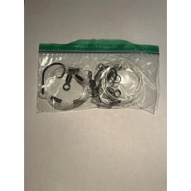 Lowcountry Riggin 2 Pcs. Big Drum Rig Surf Fishing Striped Bass Shark Catfish 8/0 Reddrum