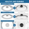 TOPULORS Universal Lid for Pots, Pans and Skillets, Tempered Glass
