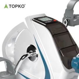 TOPKO US Warehouse Home-Friendly Popular Mini Stepper Home Indoor Leg Exercise Mini BikeColor: White