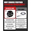 FieryRed 3/16” Winch Rope Cable,50 FT 8500 LBS ATV/UTV Synthetic