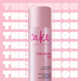 Cake Beauty Cake Beauty Anti Frizz Shine Spray, The Shine On - Blocks Humidity for Smooth, Frizz Free, Shiny Hair - Safflower, Sweet Almond, Moringa & Argan Oil - For All Hair Types - 4.2 Oz