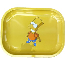 Yellow BART Simpson Rolling Tray