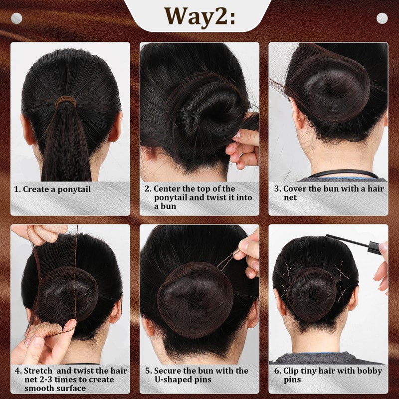Dance Competition Must Haves Kit - 20pcs Invisible Hair Nets