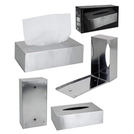 Tissue Box Stainless Steel Cosmetic Tissue Box