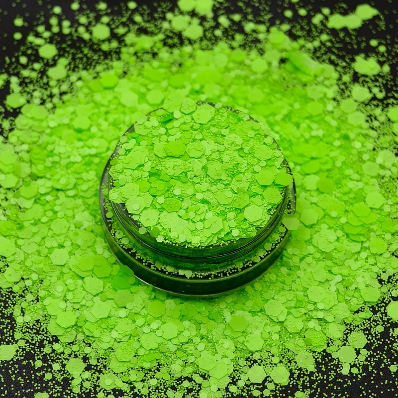 Bulk 24 Pcs 2oz Jar Chunky Glitter Set Eco Friendly