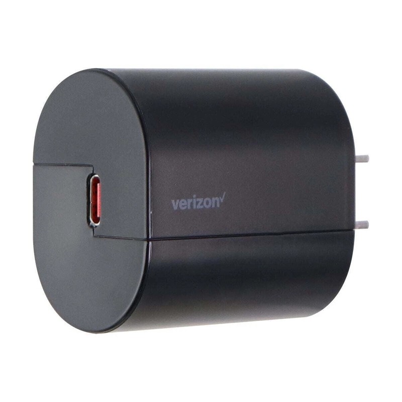 Verizon 30W Fast Charge USB-C Wall charger - Black/Red
