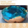 Puduo Epoxy Resin Kit 1.1Gallon，Newly Formulated Crystal Clear Epoxy Resin，Strong,