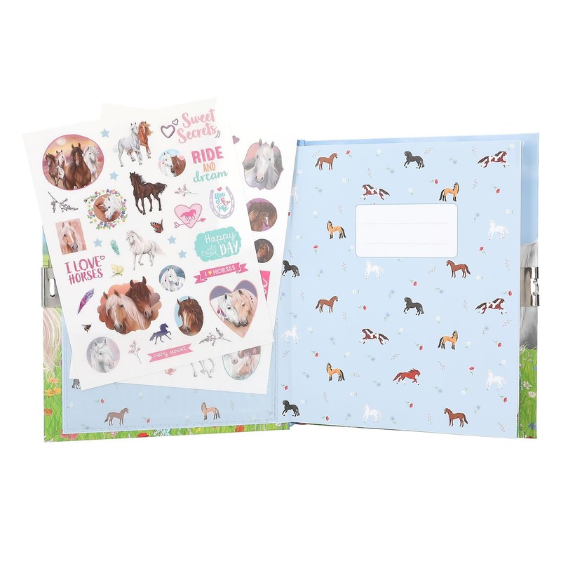 Depesche 12967 Miss Melody Diary with Horse Motif and Heart