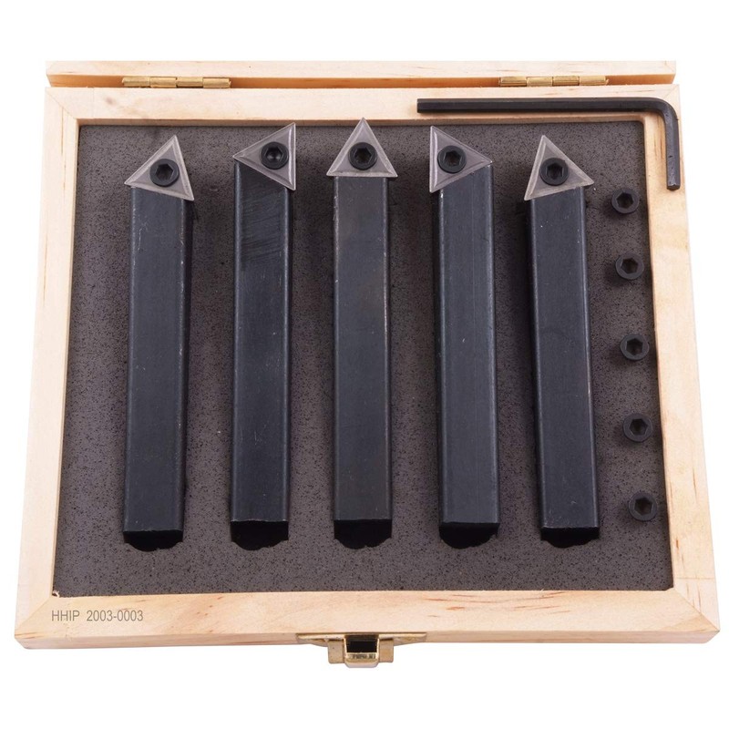 HHIP 2003-0131 Indexable Carbide Turning Tool, 5/8" Shank