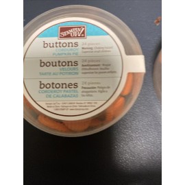 Stampin' Up!  STAMPIN' UP! CORDUROY PUMPKIM PIE BUTTONS set of 24