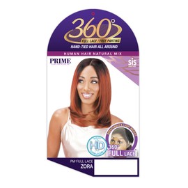 Zury Sis Prime Human Hair Blend HD Full Lace Wig PM-FULL LACE Zora (SOM RT GINGER)