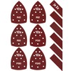 KSP-Tec │Pack of 60 Sandpaper Triangle Sanders + 12 Sanding