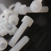 10x PVDF socket head, hex head, plastic machine screws, M5