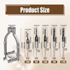 Yuqutum 6-Piece Square Hole Drill Bit Set (5 Drill Bits