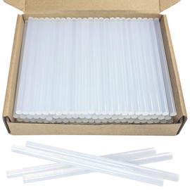 FZGUSYAF Hot Glue Sticks 150 x 7 MM Transparent Glue 100PCS for 7mm Hot Glue Gun