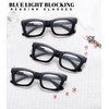 Hubeye 3 Pack Oprah Style Reading Glasses for Women Men