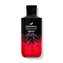 Bath and Body mens 3 in 1 hair face and body wash with vitamin Shower gel (10 fl oz / 295 ml, Immortal)