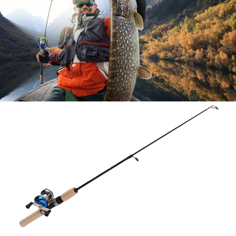 Ice Fishing Rod Kits Complete 27.6inch Rod Portable Ice Fishing