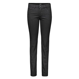 MAC Jeans Damen Carrie Pipe Straight Jeans, Schwarz (Black D999), W40/L28