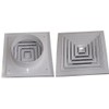 Air Ventilation Plastic Grill Cover 190mm x 190mm Ceiling Grille