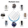 Pants Rack,Multifunctional Stainless Steel Smooth 6 Tier Organiser,Space-Saving,Hangers for Hanging