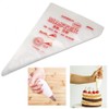 SelfTek 100Pcs Disposable Pastry Bags Icing Piping Baking Decoration Tools
