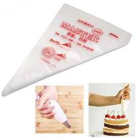 SelfTek 100Pcs Disposable Pastry Bags Icing Piping Baking Decoration Tools