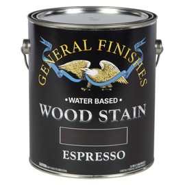 General Finishes Water Based Wood Stain, 1 Gallon, Espresso