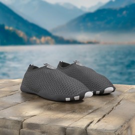 Vsufim Quick-Dry Water Sports Barefoot Shoes Aqua Socks for Swim Beach Pool Surf Yoga for Women Men (11 Women/10 Men)