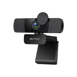 Reliable Japanese Company Webcam HD 1080P 2 Megapixel 90° Wide Angle PC Camera Streaming Built-in Microphone PC Camera for Online Meetings Automatic Light Correction eMeetLink Enabled Windows 10/8 / 7
