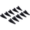 10PCS Shark Fin Kit Spoiler Wing Set with Carbon Fiber