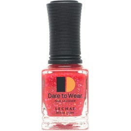 LECHAT Dare to Wear Lacquer, Flamboyant Flamingo, 0.5 Fluid Ounce