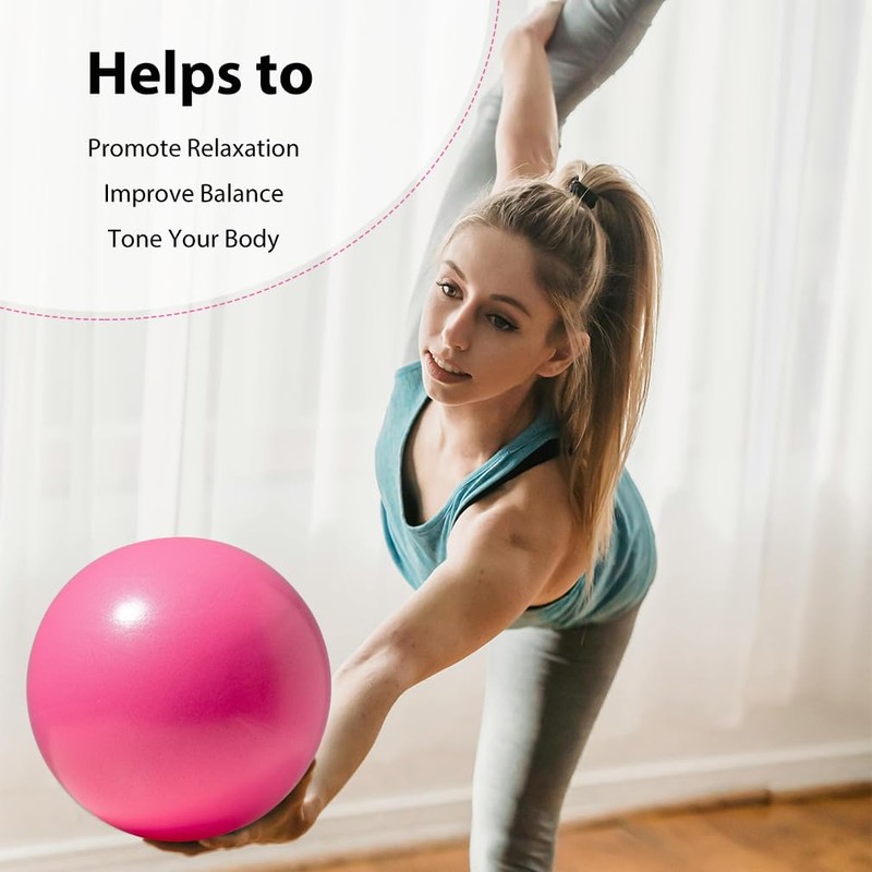 Pilates Ball, Gym Ball, Soft Pilates Ball, Small Anti Burst