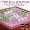 HGEKLIZV Pink Mahjong Mat for Table, Rubber Table Mats for