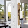 DECEBALUS Sliding Glass Patio Door Handle Set with Mortise Lock