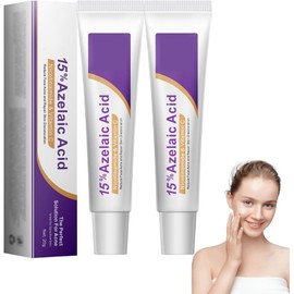 Suero Facial con Acido Azelaico al 15%, Crema Hidratante Calma la Piel, Reduce Imperfecciones y Unifica el Tono, Tratamiento Facial Suave para Todo Tipo de Piel (2 Unidades)