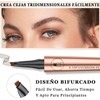 3D Microblading Cejas Tatuaje Lápiz 4 Tenedor Tip, lápiz de