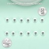 Earring Backs for Droopy Ears, DCRSLB 12PCS Dics Plastic Earring