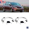 Replacement Parts For 2pcs Fog Light Lamp Bezel Chrome Trim