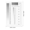 SOLUSTRE High-precision transparent crack width ruler for accurate testing of