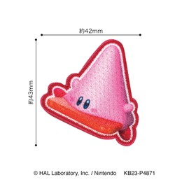 Pioneer BAN450-BAN100 Kirby Discovery Patch, Width 1.7 x Height 1.7 inches (42 x 43 mm), Seal and Iron on Both Sides