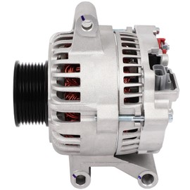 SCITOO Alternator Fits for Ford for F-350 Super Duty 6.0L 2005-2007,for Ford for F-450 Super Duty 6.0L 2004-2007,for Ford for F-550 Super Duty 6.0L 2004-2007 12V 110Amp CW S8 Pulley Class 8479