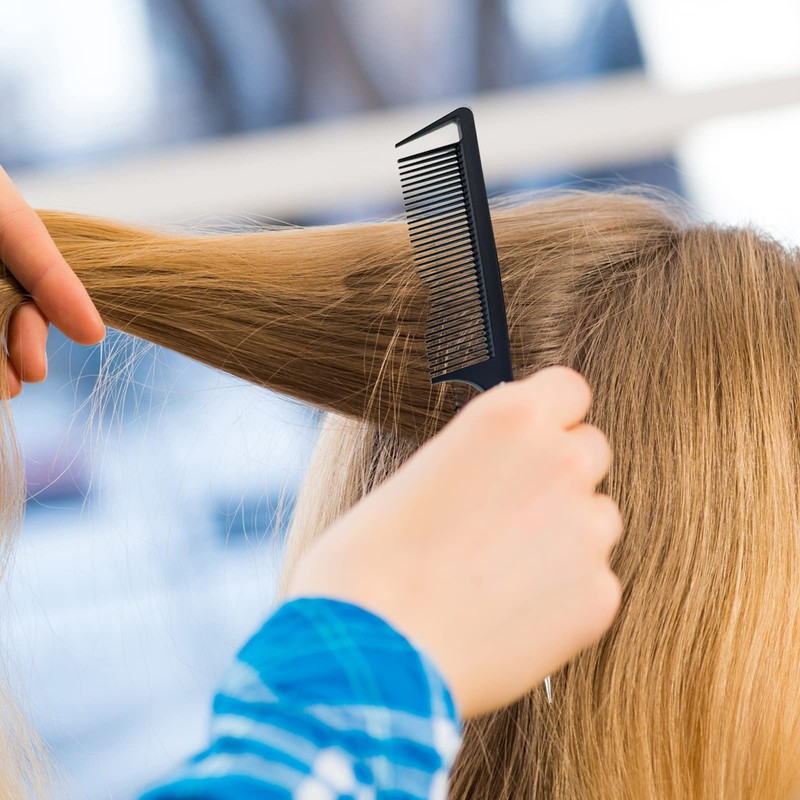9.3'' Rat Tail Comb for Hair Stylist, Parting Combs for
