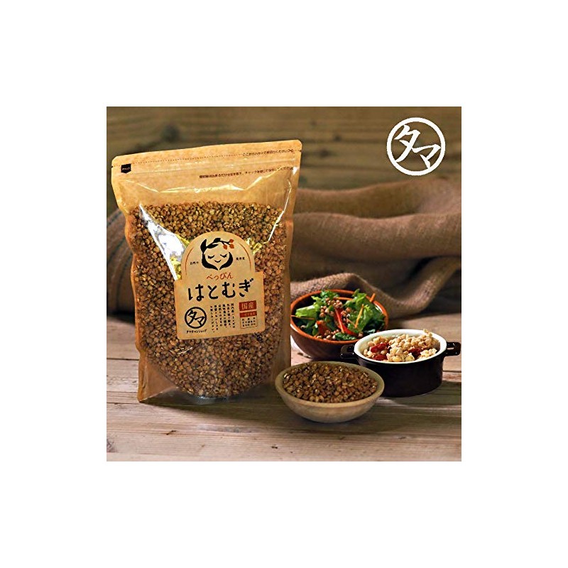 Tamachan Shop Beppin Hatamugi Snack Type, Domestic Hayamugi (17.6 oz
