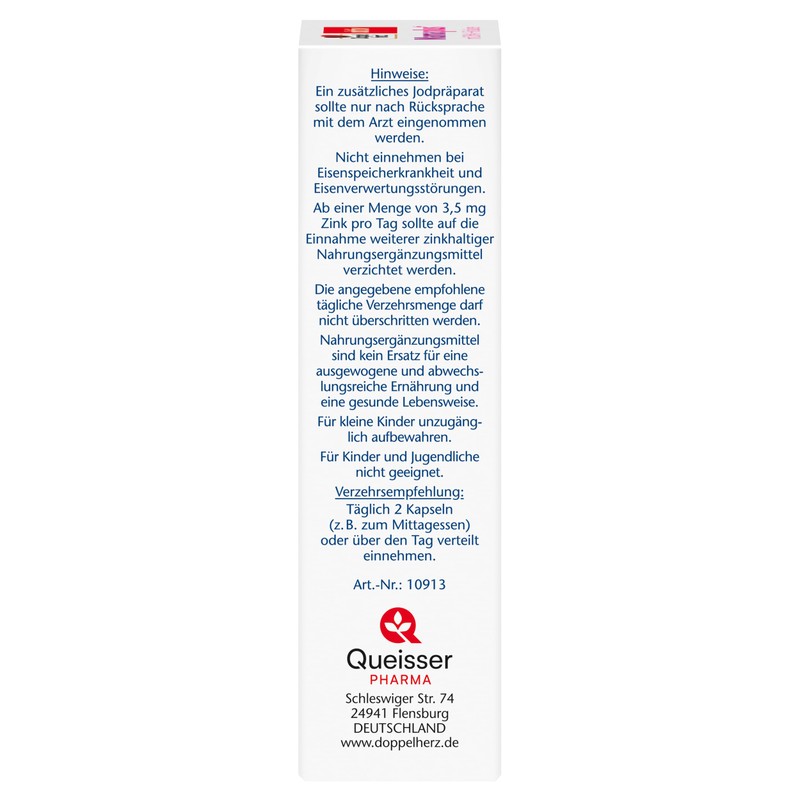 Doppelherz Mama plus Capsules, Folic Acid Supplement to Support Cell