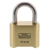 Burg-Wächter 99 Ni 50 SB Combination Padlock, Brass, Normal