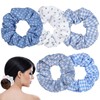 smatime 5 pieces scrunchies for hair, elastic hair bobbles, hair